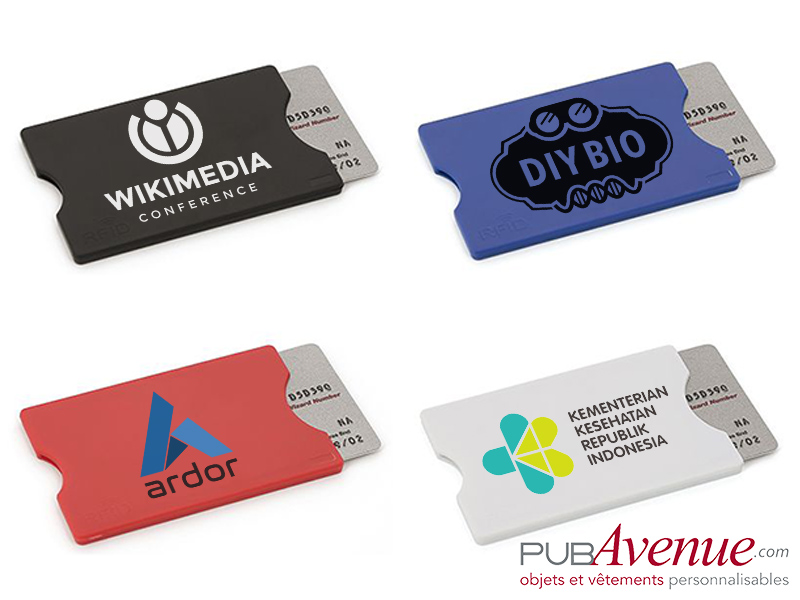Etui carte de crédit personnalisable en express Etui carte de crédit personnalisable en express