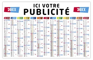 Calendrier professionnel personnalisé 670 x 430