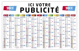 Calendrier professionnel personnalisé