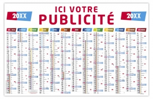 Calendrier professionnel personnalisé