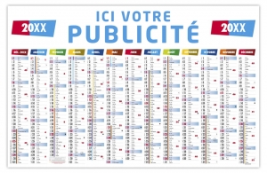 Calendrier professionnel personnalisé