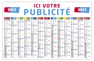 Calendrier professionnel personnalisé