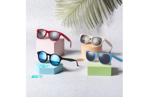 Lunettes de soleil personnalisées Mirfat en canne de blé