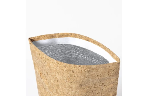 Sac déjeuner isotherme personnalisé Lumilda liège et alu recyclé