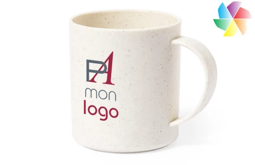 Mug publicitaire personnalisé écologique Esprit 