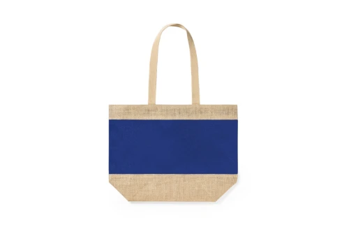 Sac de plage personnalisé Raxnal en jute bicolore