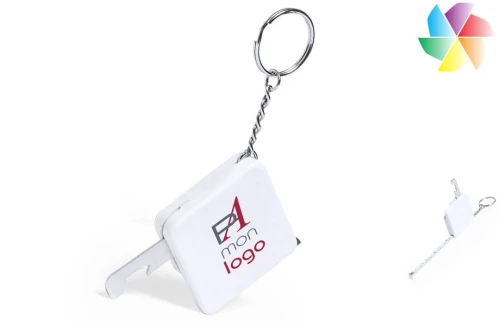 Porte-clés mètre ouvre bouteille publicitaire personnalisé liam 