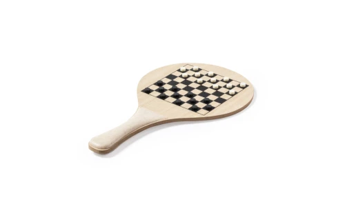 Raquette de plage personnalisée Pecter multi jeu en bois écologique
