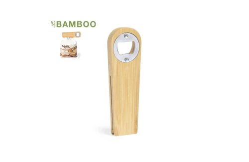 Décapsuleur personnalisé magnétique Nadim en bambou