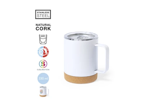 Mug isotherme personnalisée Wifly de 330 ml pour sublimation