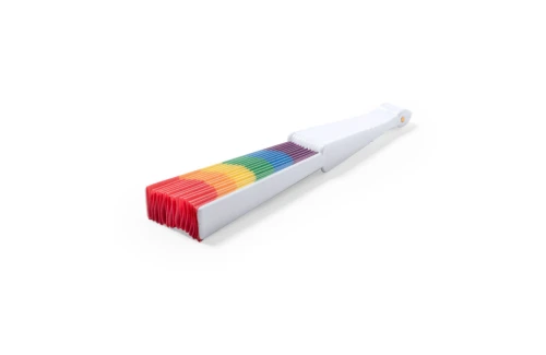 Éventail personnalisé LGBT au couleur arc en ciel Rupaul