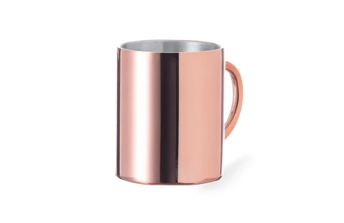 Mug personnalisé à double paroi Belon en cuivre galvanisé