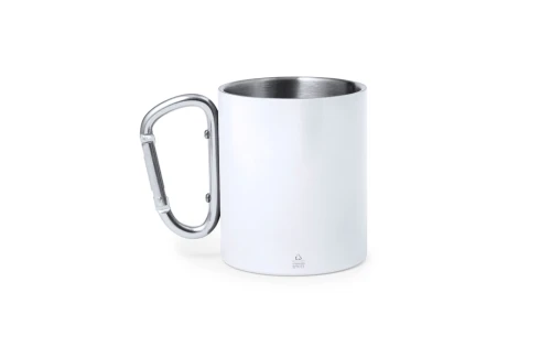 Mug personnalisé Lecrer en acier inox recyclé de 300ml