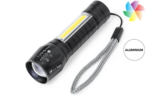 Lampe torche personnalisée Borah à batterie rechargeable