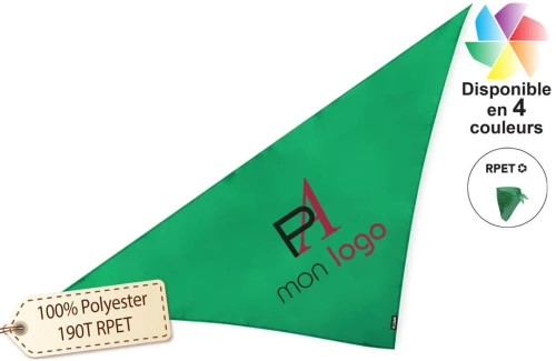 Bandana publicitaire personnalisé Wasat foulard pour sublimation en RPET recyclé 