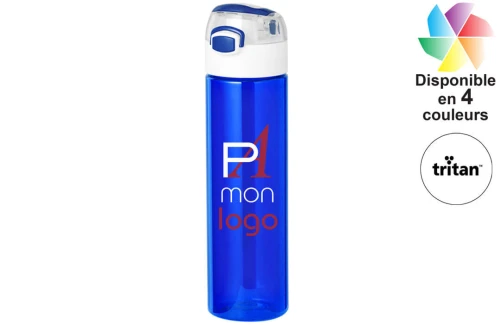 Gourde personnalisée en tritan résistant Tanely 650 ml 