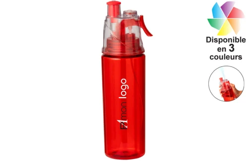 Gourde personnalisée vaporisateur rafraîchissant Fluxi 600 ml 