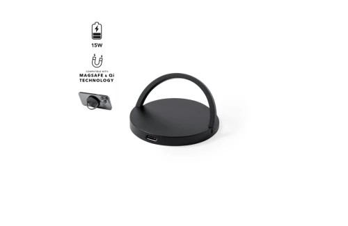 Chargeur de téléphone sans fil 15w en aluminium personnalisable Bellmer