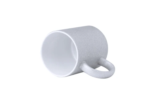 Mug personnalisé Robleda de 350 ml à effet paillette pour sublimation