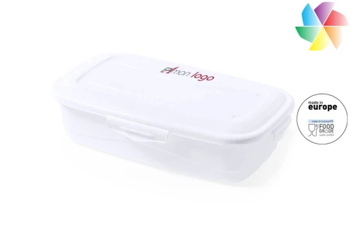 Boite repas publicitaire personnalisée Zenex lunch box certifié Food Grade made in Europe 