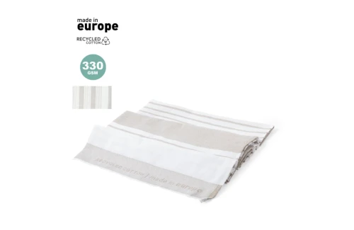 Drap de bain personnalisable en coton recyclé certifié GRS Plivex 150 x 80