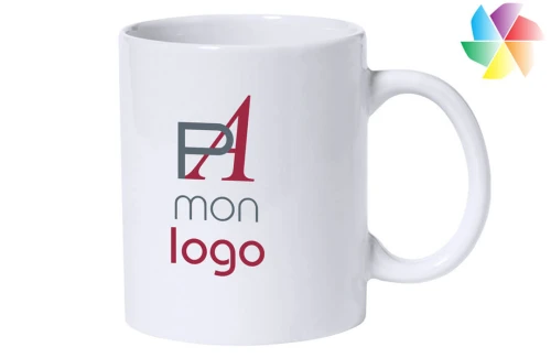 Tasse publicitaire personnalisée Impex en céramique de 370 ml 