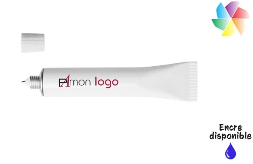 Stylo tube crème médial publicitaire personnalisé Tib avec bouchon à vis 