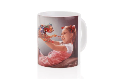 Tasse personnalisée Bornel en céramique de 350ml pour sublimation