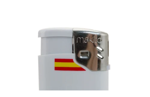 Briquet publicitaire Mundi à gaz avec mécanisme électrique