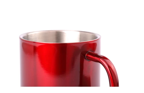 Mug personnalisé en acier inoxydable bicolore Yozax de 280 ml