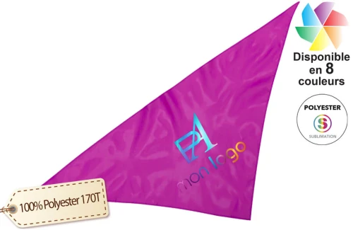 Bandana publicitaire personnalisé Kozma foulard en tissu spécial sublimation 