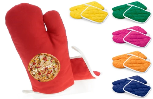 Gant et manique de cuisine personnalisé Leston