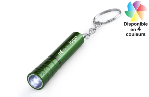 Porte-clés publicitaire personnalisé lampe torche à led Flonse 