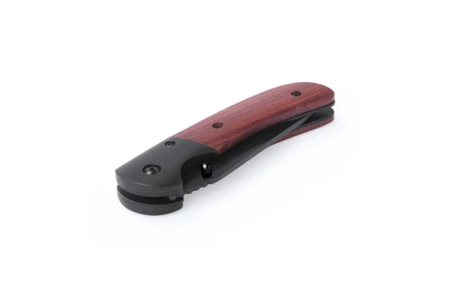 Couteau personnalisé à cran d´arrêt Dertam en bois naturel