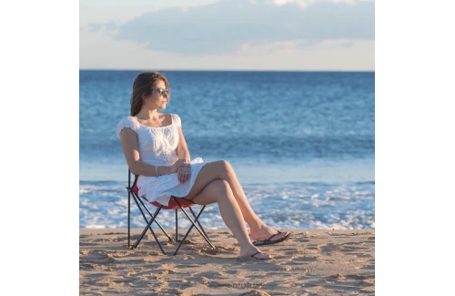 Chaise pliante de plage personnalisée Flentul