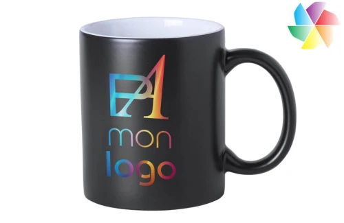 Mug magique publicitaire personnalisé Bardot marquage par sublimation 