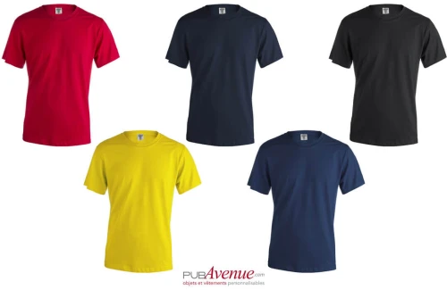 T-shirt personnalisé à manches courtes keya couleur MC 130 mixte