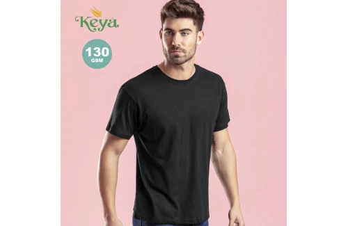T-shirt personnalisé à manches courtes keya couleur MC 130 mixte