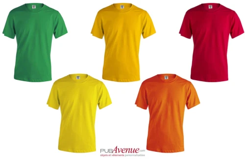 T-shirt personnalisé à manches courtes keya couleur MC 150 pour homme