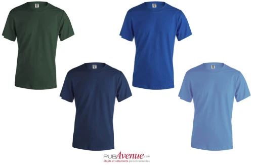 T-shirt personnalisé keya couleur MC 150 pour homme