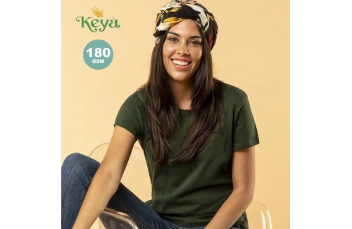 T-shirt personnalisé couleur keya WCS180 pour femme