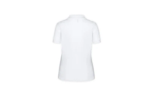 polo personnalisé keya à manches courtes blanc WPS180 pour femme