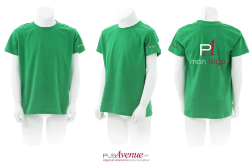 T-shirt personnalisé à manches courtes keya couleur YC150 pour enfant