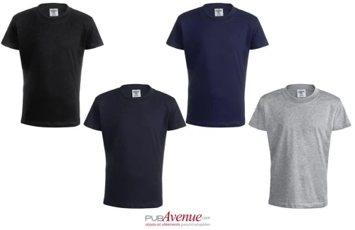 T-shirt personnalisé à manches courtes keya couleur YC150 pour enfant