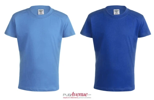 T-shirt personnalisé à manches courtes keya couleur YC150 pour enfant