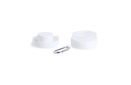 Gobelet pliable personnalisé Berty verre rétractable à mousqueton
