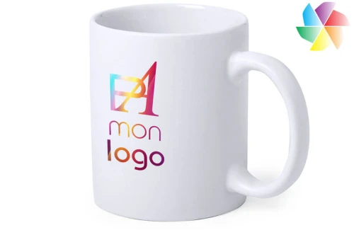 Mug publicitaire Talmex en céramique mat pour sublimation 