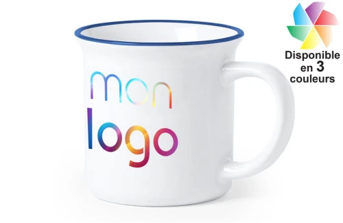 Mug vintage en céramique publicitaire personnalisé Gover pour sublimation 