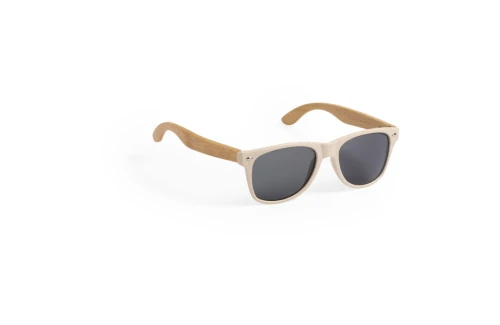 Lunettes de soleil personnalisées Tinex monture et branche en bambou