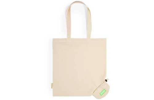 Sac shopping personnalisé pliable Nepax en coton biologique
